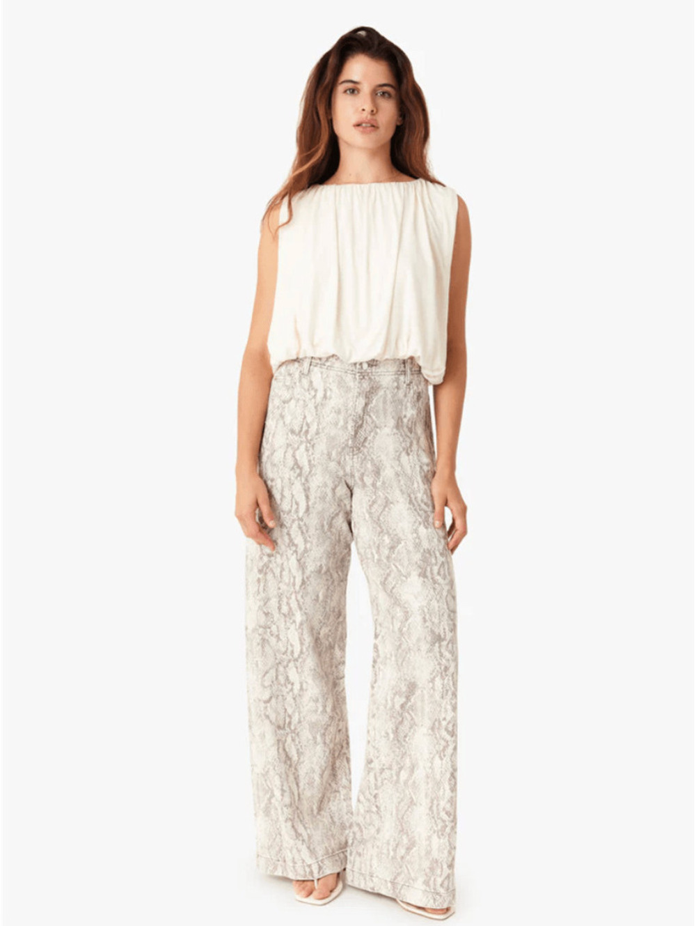 AIDEN SNAKESKIN RELAXED BARREL